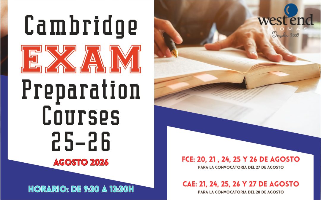 Cursos intensivos de preparación para FCE y CAE en verano