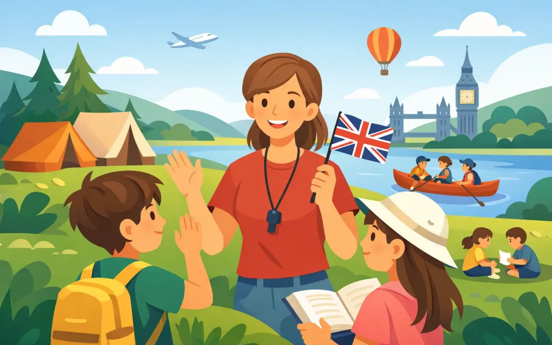 Campamentos de inglés para niños en verano