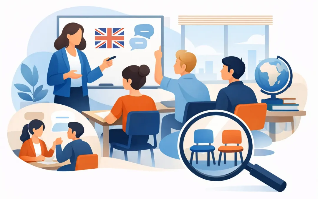 Ventajas de las clases de inglés reducidas