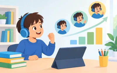 Ejemplo de progreso en inglés infantil real